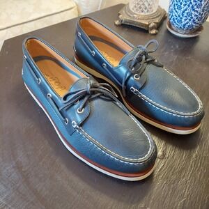 Sperry Gold Cup Men's A/O 2-EYE Navy Leather Boat Shoes US size 11 M NEW! $195